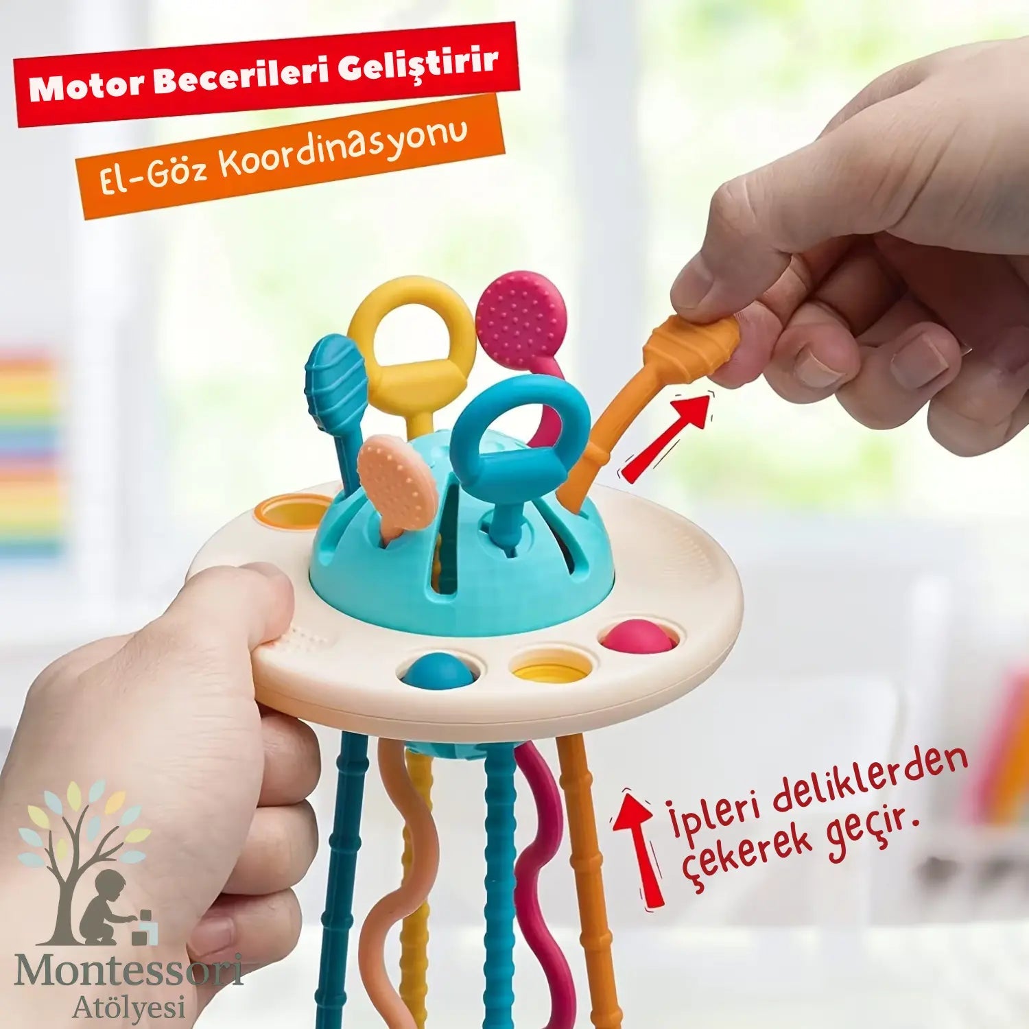 Montessori Silikon Duyusal Oyuncak Montessori Atölyesi