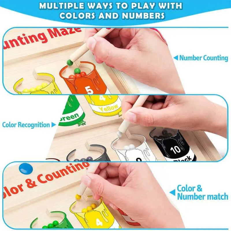 Montessori  Boncuk Labirenti Playful Hear