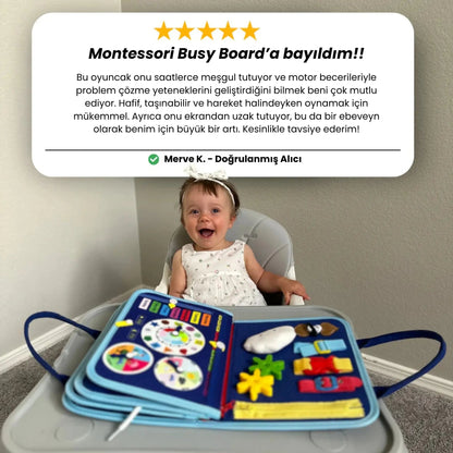Montessori Aktivite Panosu Montessori Atölyesi