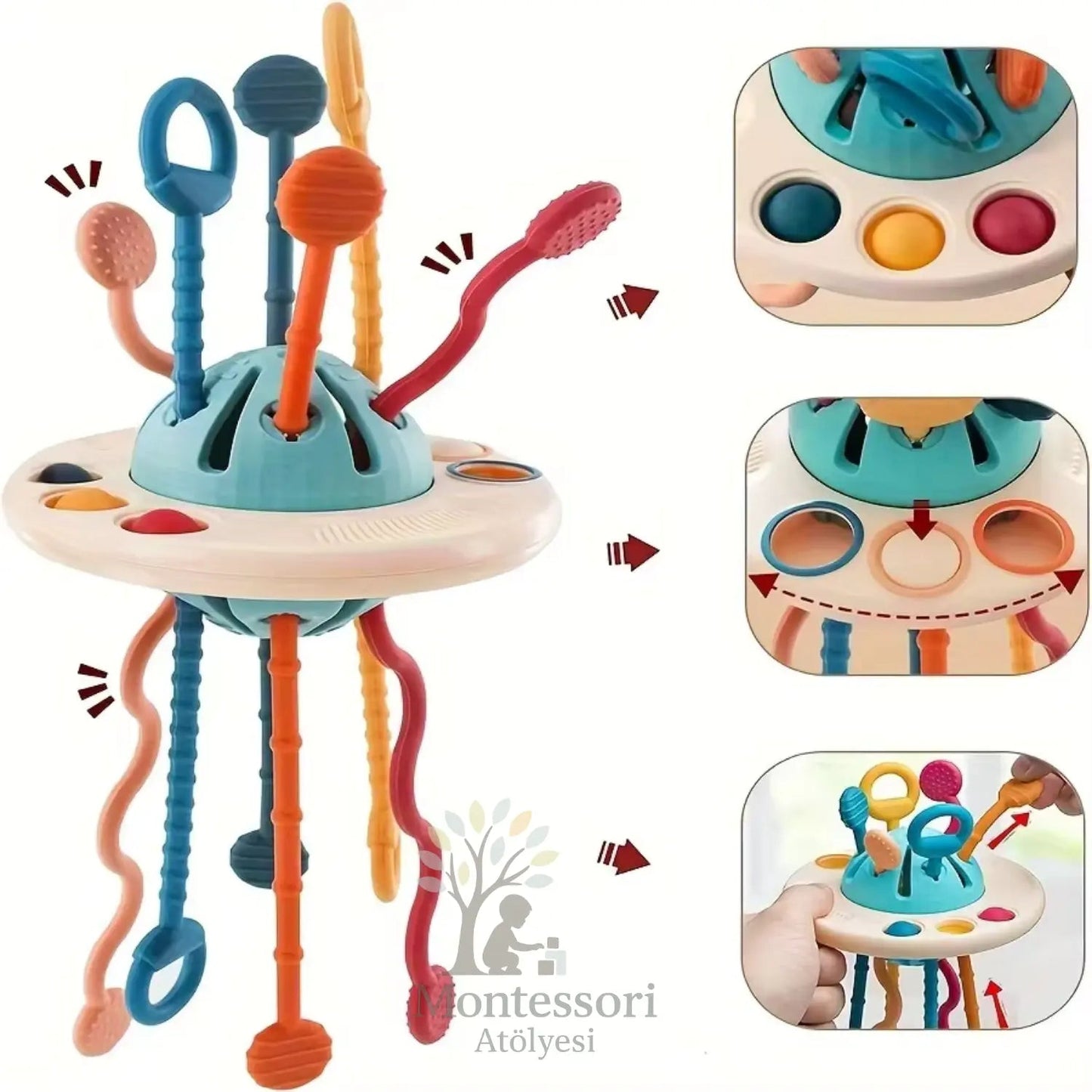 Montessori Silikon Duyusal Oyuncak Montessori Atölyesi