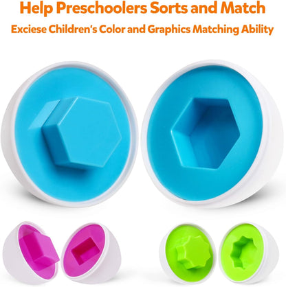 Montessori Egg Shape Matching Motor Skills Toy
