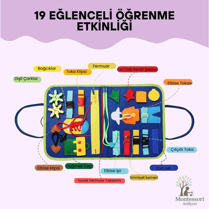 Montessori Aktivite Panosu Montessori Atölyesi