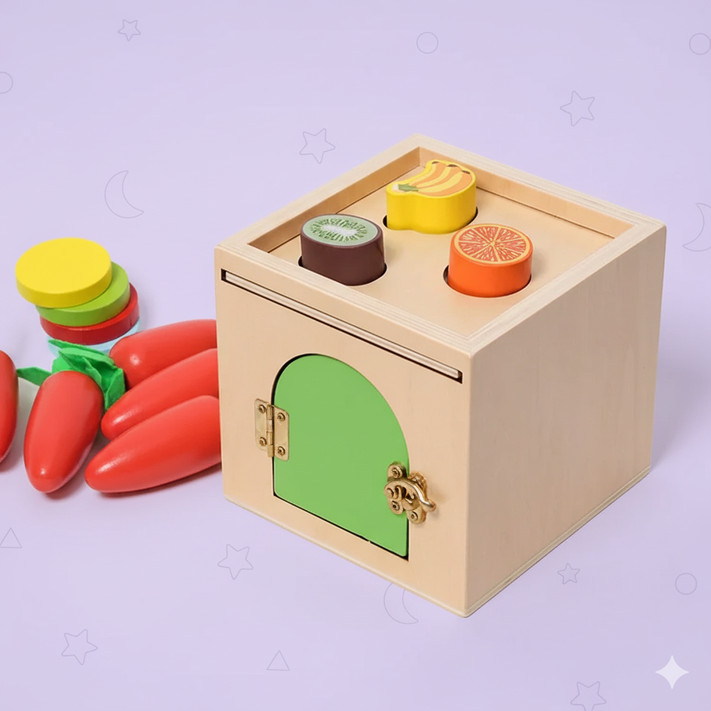 Montessori 6'sı 1 Arada Ahşap Eğitici Oyuncak Montessori Atölyesi