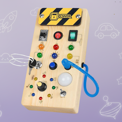 Montessori Işıklı Ahşap Pano Montessori Atölyesi