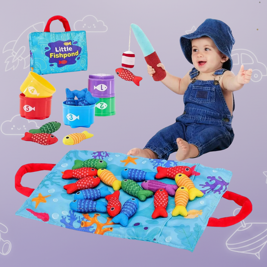 Çocuk Balık Tutma Seti Montessori Atölyesi