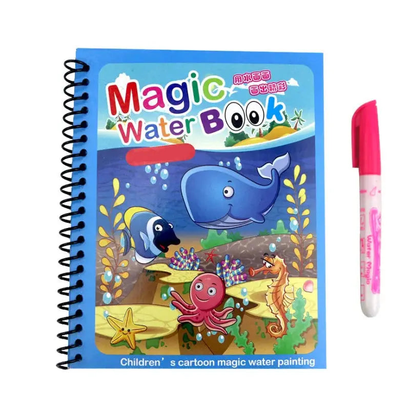 Montessori Sihirli Su Boyama Kitabı Montessor Atolyesi