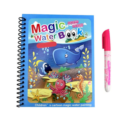 Montessori Sihirli Su Boyama Kitabı Montessor Atolyesi