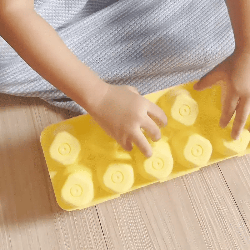Montessori Yumurta Şekil Eşleştirme Motor Beceri Oyuncağı Montessor Atolyesi